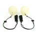LED Glow Poi on Black String in white background