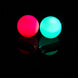 Glowing in Pink and Blue Soft Fade LED Poi in black background