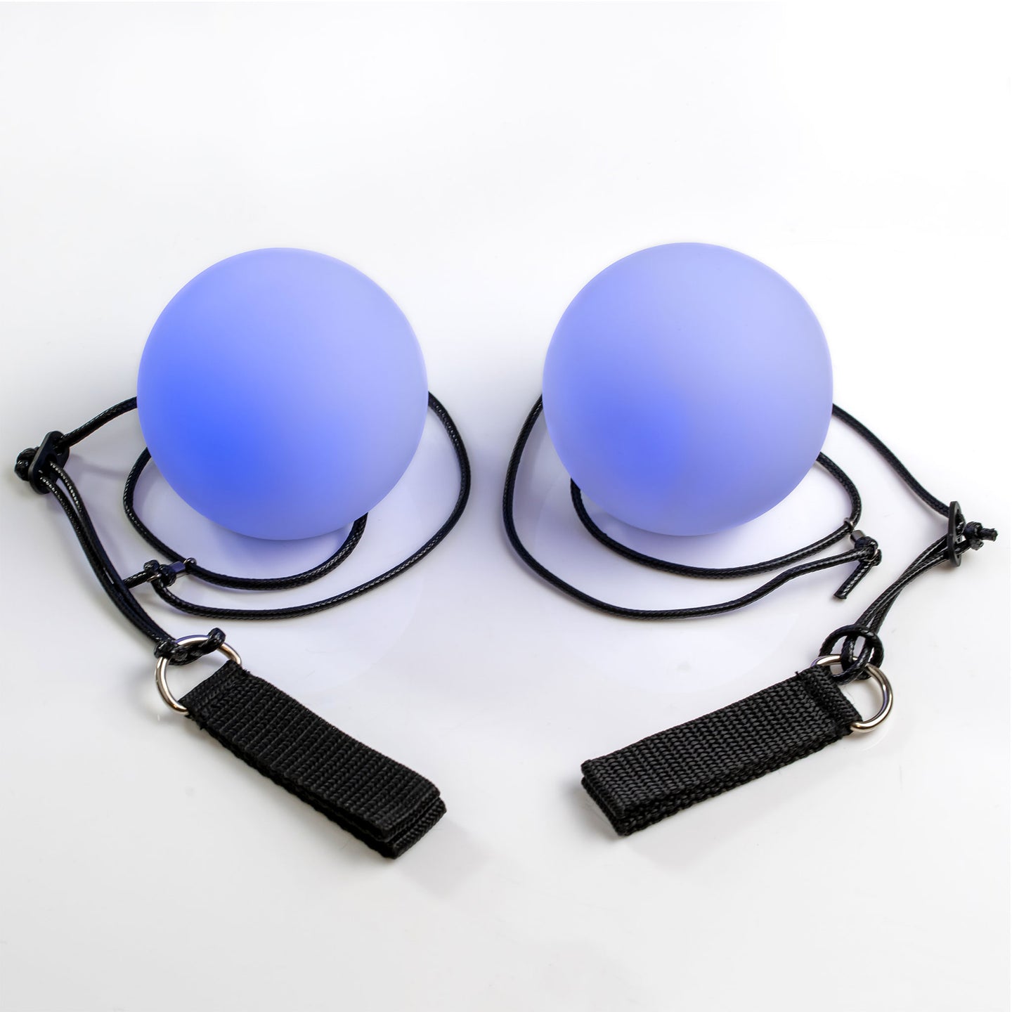 LED Poly Poi Set - blue colour