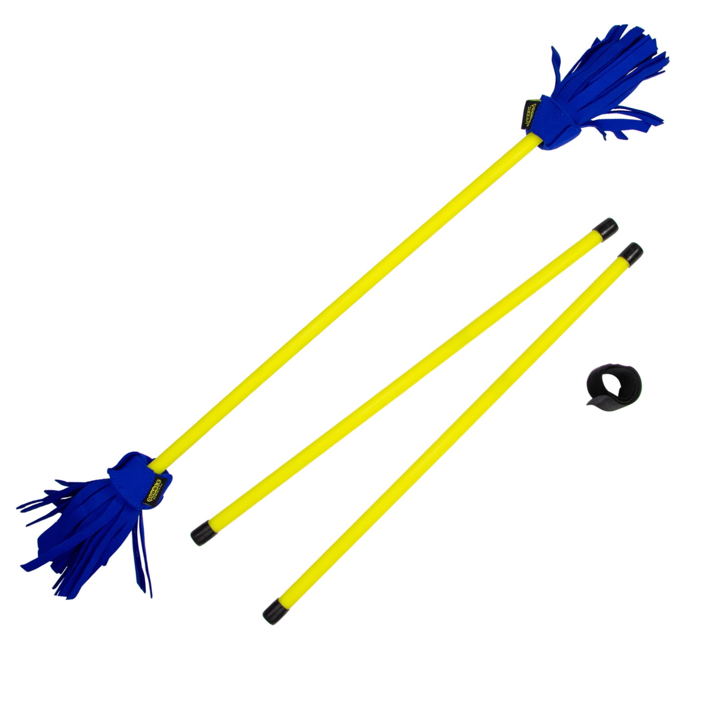 Blue/ Yellow Neo Flower Stick with Handsticks