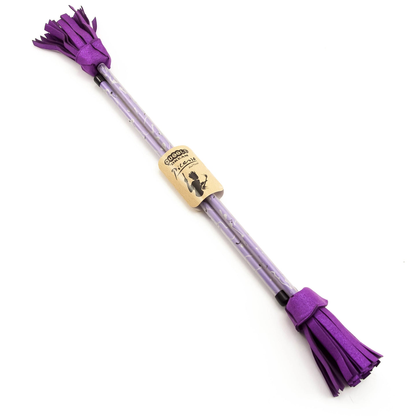 Packed Purple Picasso Flower Stick with Handsticks 