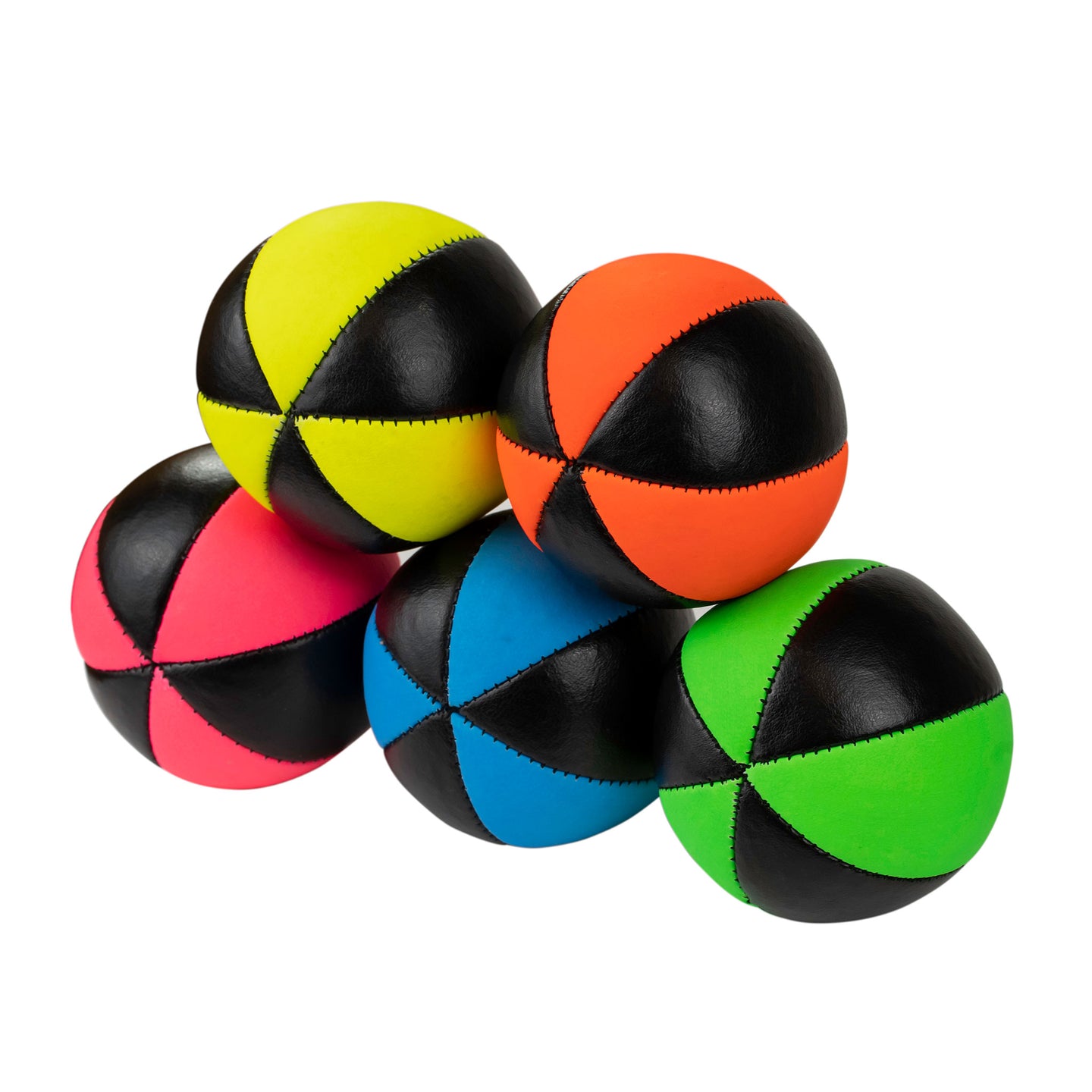 2 Juggling Balls on top of 3 - all colours