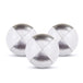 Juggle Dream Set of 3 Professional Juggling Balls - silver/white colour