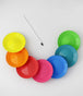 Assorted Juggle Dream spinning plates with stick
