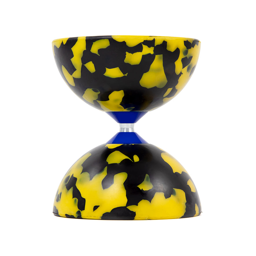 Juggle Dream Jester Medium Diabolo black/yellow colours