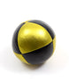 Black and golden 8-panel Squeeze Juggling Ball 