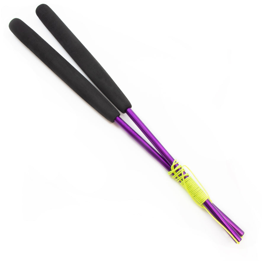 Juggle Dream Anodised Aluminium handstick - purple colour
