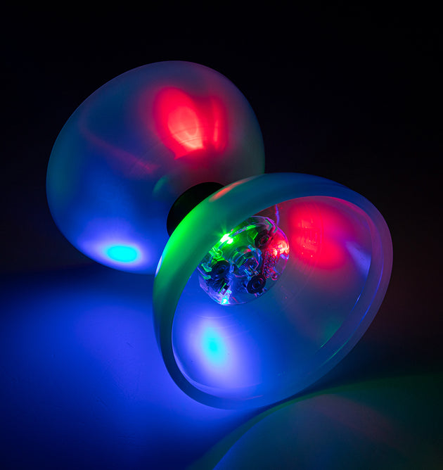 Juggle Dream LED Big-Top Bearing Diabolo from side