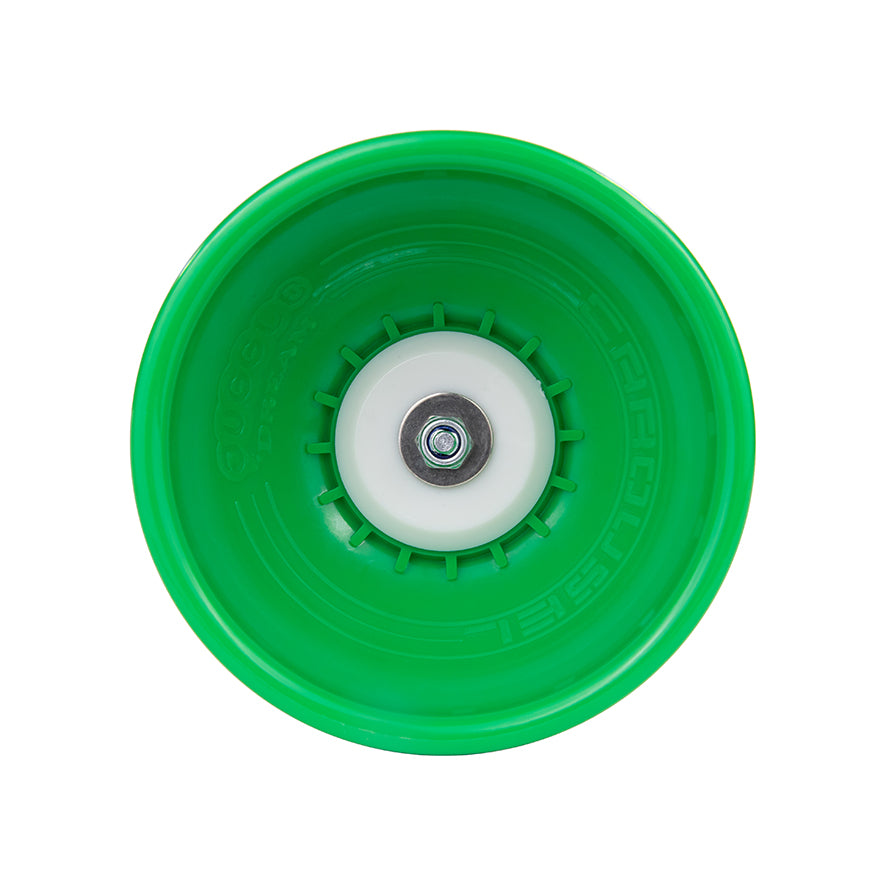 Juggle Dream Carousel Bearing Diabolo from side cup - Green colour