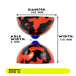 Juggle Dream red and black colours Diabolo Toy dimensions