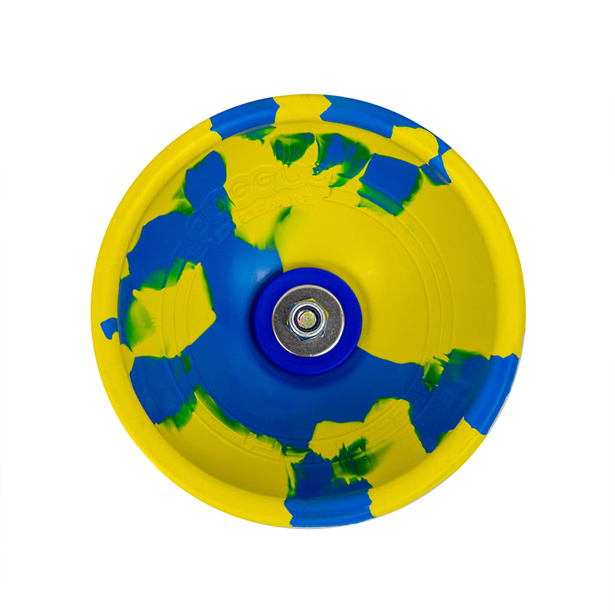 Juggle Dream Diabolo cup of yellow and blue colours