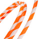 Juggle Dream Flex Elastic Hoop - white/orange colour - close up picture
