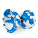 Juggle Dream Jester Bearing Diabolo from side White/ Blue colours