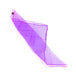 Half folded juggling scarf of purple colour