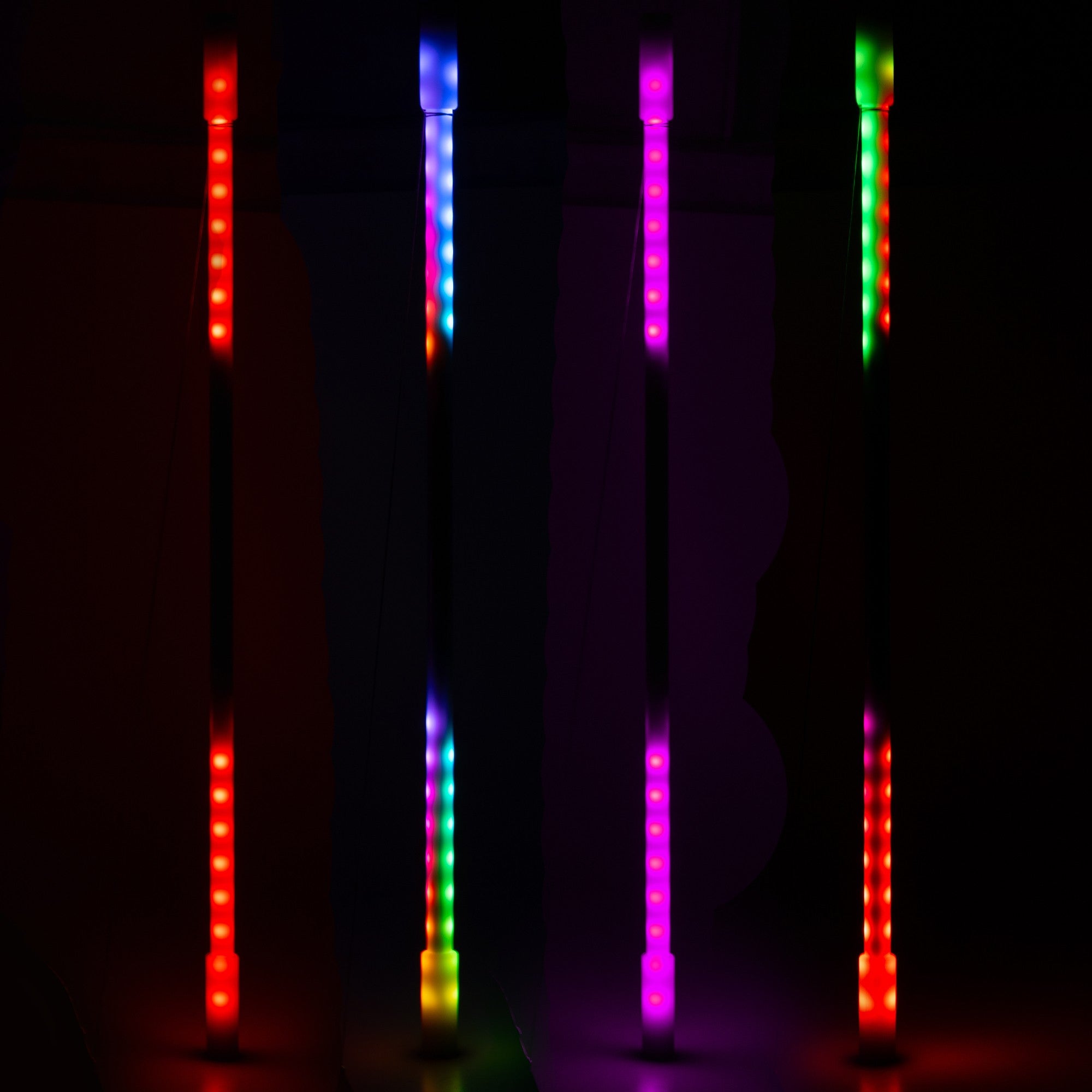 Juggle Dream LED Ninja Staff 100cm | Remote Control, 300+ Modes