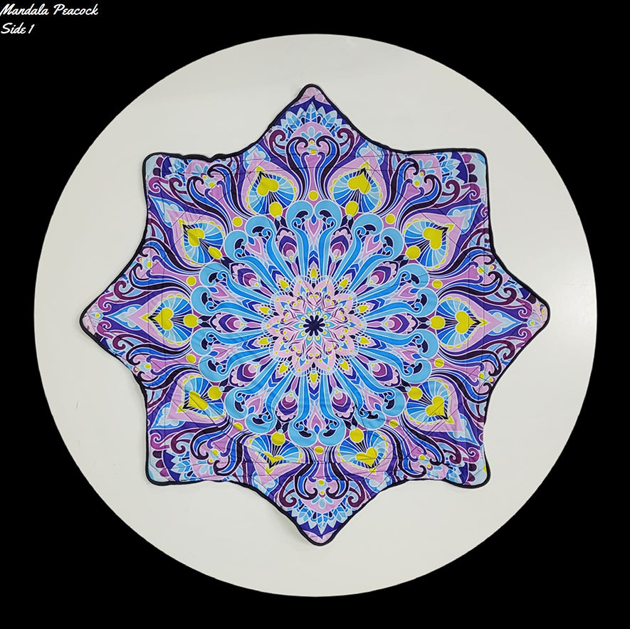 Juggle Dream Spinning Stars - Mandala Peacock - Side1