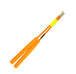 Juggle Dream Superglass Coloured Diabolo Handsticks - orange colour