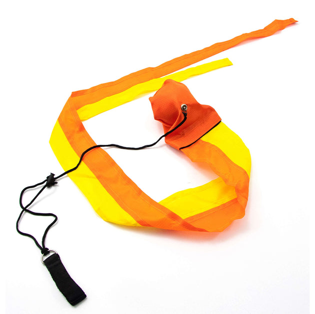 Juggle Dream Tail Poi - yellow/orange colour