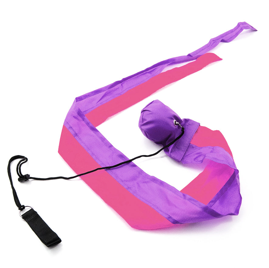 Juggle Dream Tail Poi - pink/purple colour