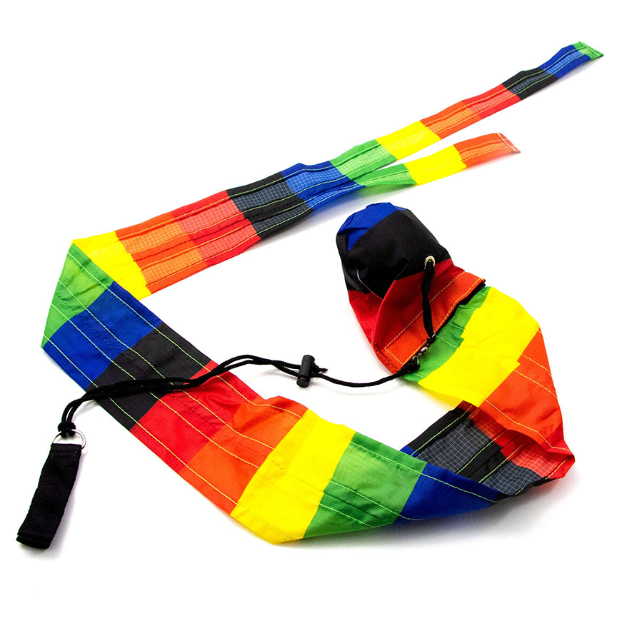 Juggle Dream Tail Poi - rainbow colour