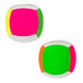 Juggle Dream UV Spot Sport Juggling Ball 110gram - two sides - green/yellow/orange/green/pink colour 
