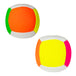 Juggle Dream UV Spot Sport Juggling Ball 110gram - two sides - green/yellow/orange/green/pink colour 
