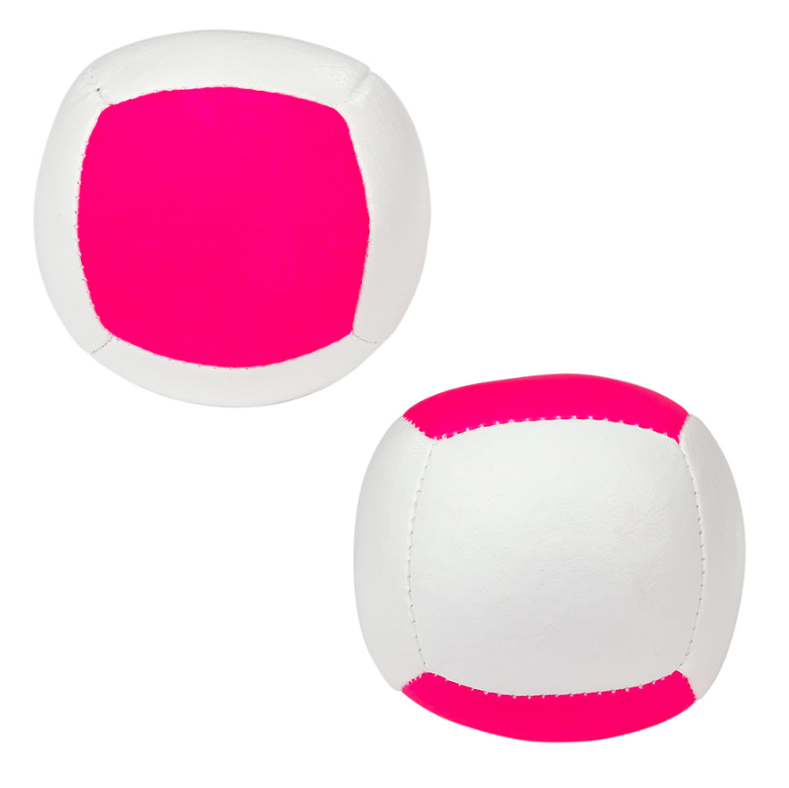 Juggle Dream UV Spot Sport Juggling Ball 110gram - two sides - pink/ white colour 
