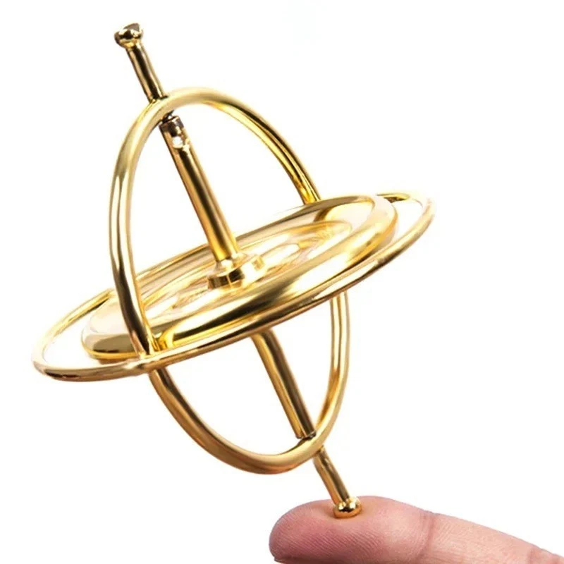 Metal gyroscope spinning top