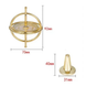 Metal anti-gravity gyroscope spinning top