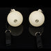 A pair of LED Poi in black background