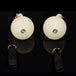 A pair of LED Poi in black background