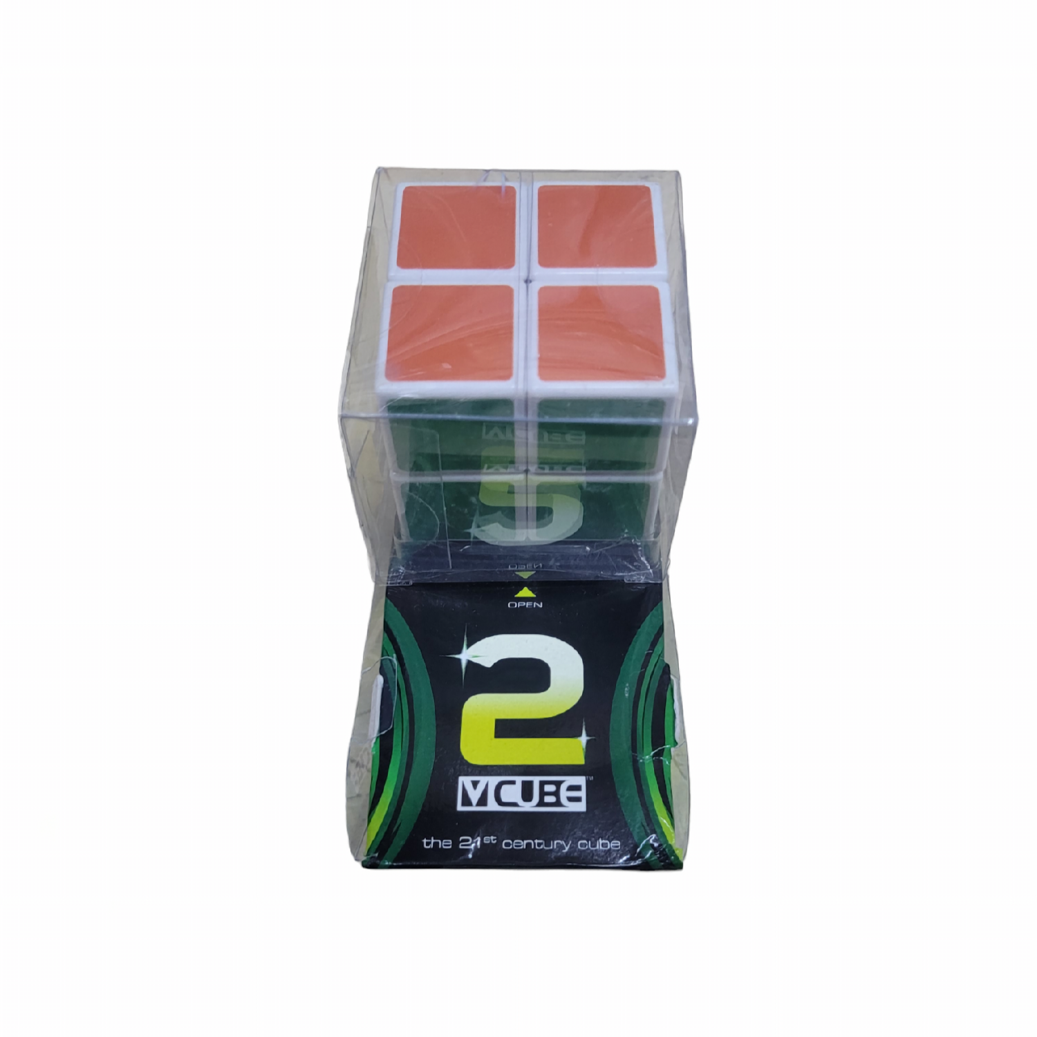 V-Cube White 2x2x2 - Straight - Speed Cube Puzzle - Bargain basement