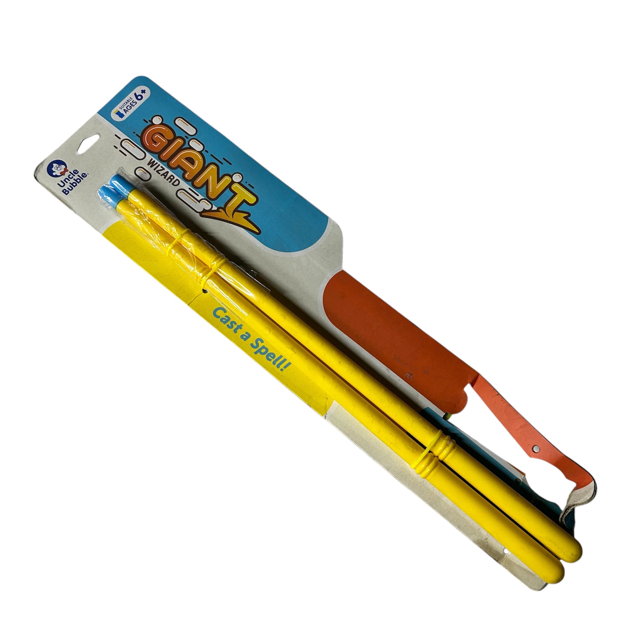 Uncle Bubble Unbelievabubble Wizard Tri-String- Yellow - Bargain Basement