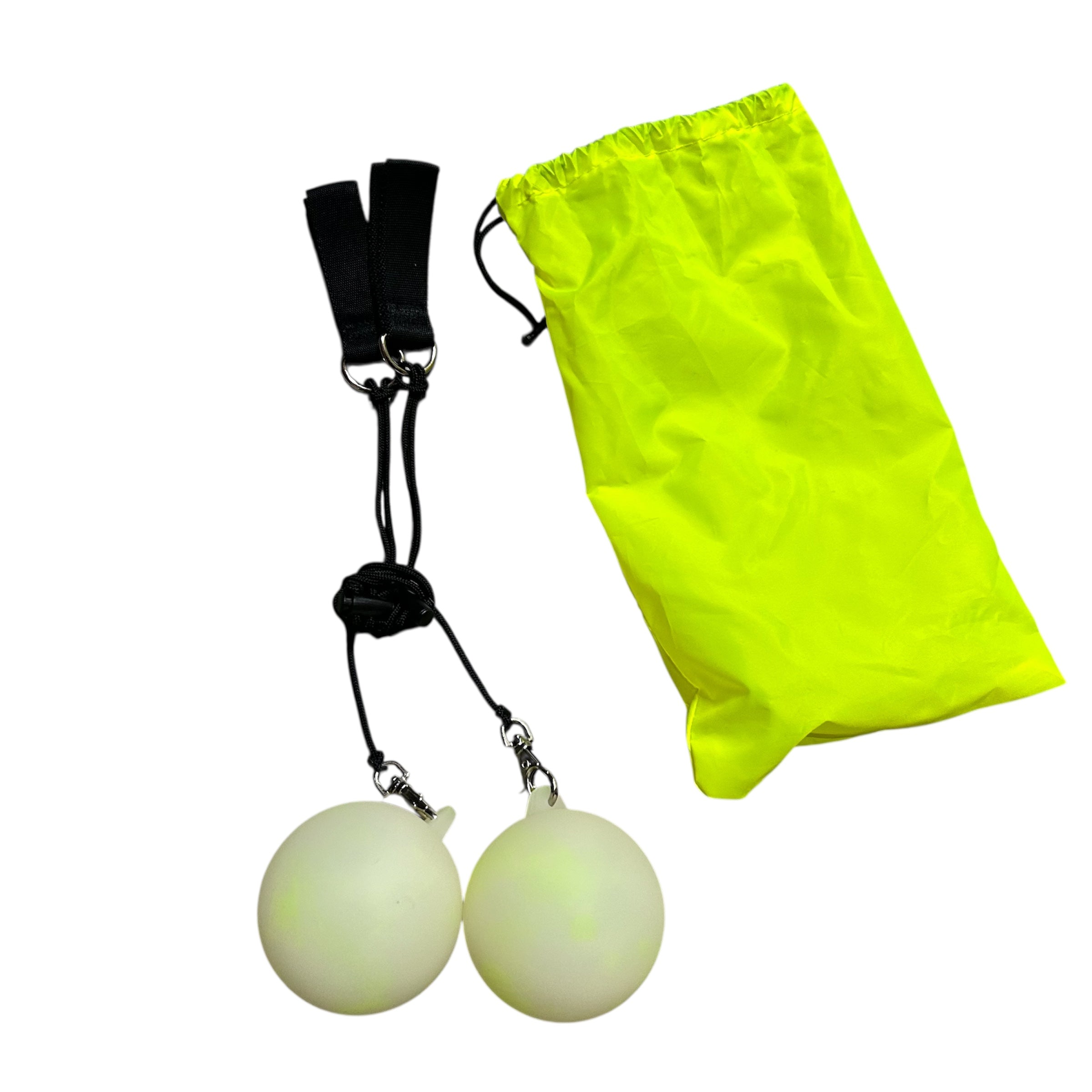 Oddballs Soft Strobe LED Glow Poi On Black String - Bargain Basement