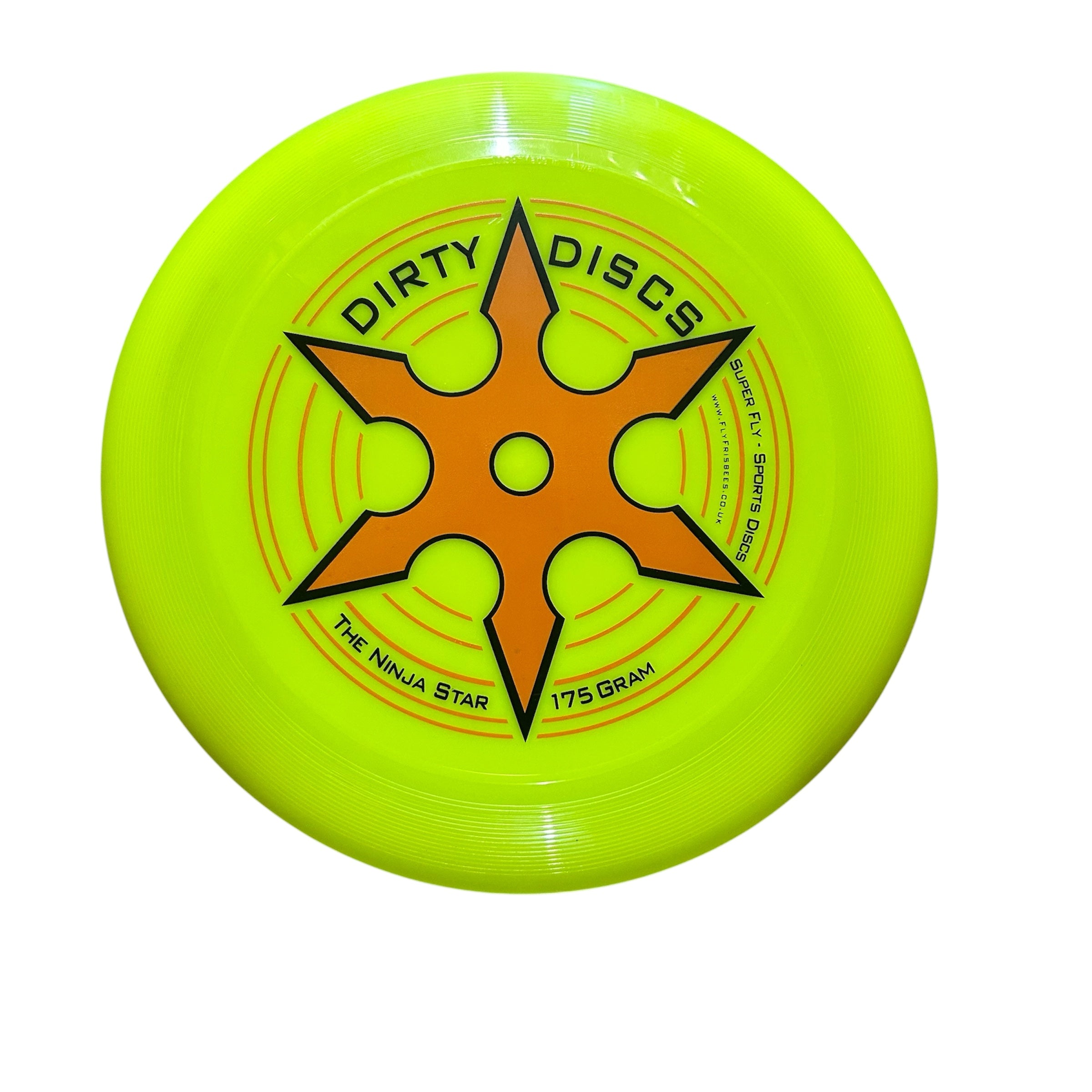 Dirty Disc Ninja Star Flying Sports Disc Old Gen - 175g - Bargain Basement