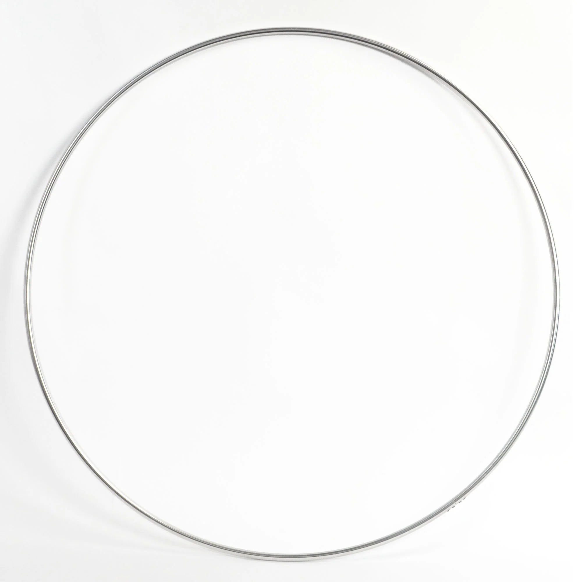 Polished Aluminium Hula Hoop - 90cm