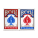 Bicycle Rider Back Playing Cards, Standard Index, Red and Blue 2-pack