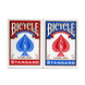 Bicycle Rider Back Playing Cards, Standard Index, Red and Blue 2-pack