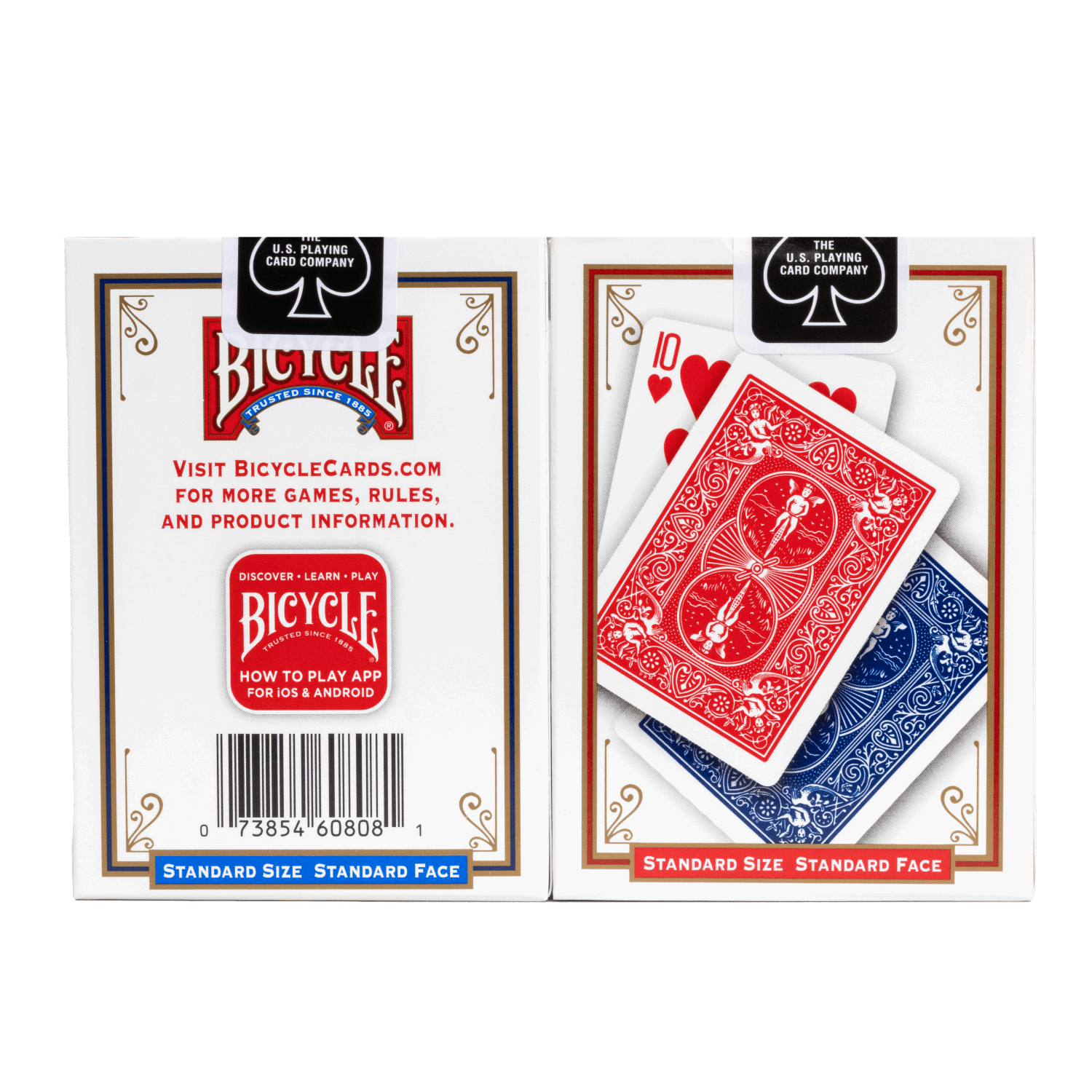 Bicycle Rider Back Spielkarten – Set Mit 2 Decks (rot & Blau) – Langlebig & Leicht Zu Mischen, Made In USA