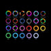 Threeworlds Lumi Pro Rechargeable LED Poi - Pair
