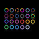 Threeworlds Lumi Pro Rechargeable LED Poi - Pair