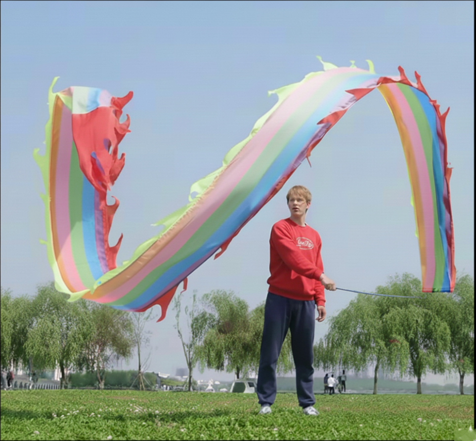Zenith Red Ribbon Zenith Silk-Flow: The Ultimate Dragon Gymnastic Ribbon
