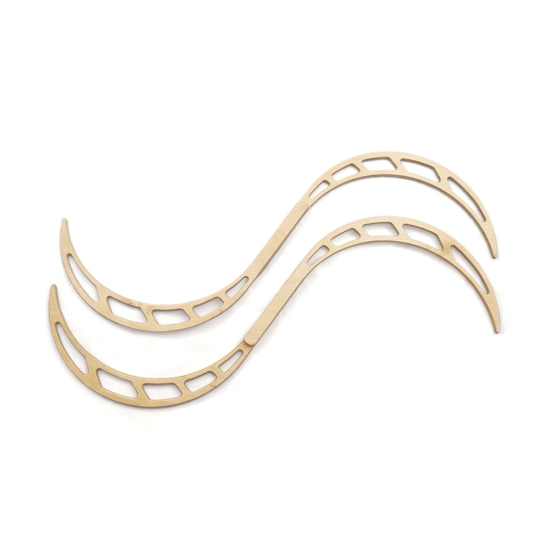 Flowgeng Pair With Lattice-Stripe Cutouts by Flow DNA - Natural
