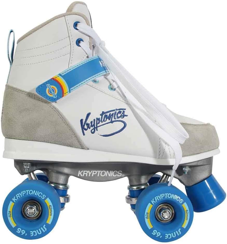 Kryptonics Roller Quad Skates Blitz White Blue - Main Image