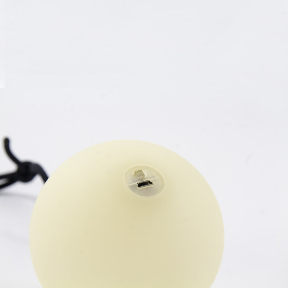 Close-up of LED Contact Poi side of USB rechargeable