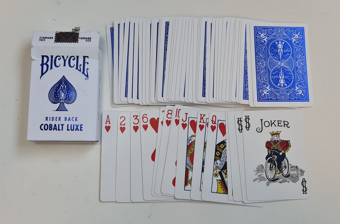 Bicycle MetalLuxe™ Playing Cards - Cobalt Blue - Bargain basement - RRP £23.99