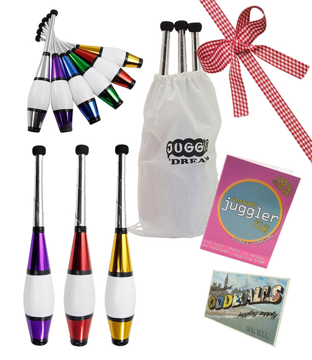 3 Juggle Dream Euro Juggling Club - POSTCARD - BAG - DVD - RRP £45.95