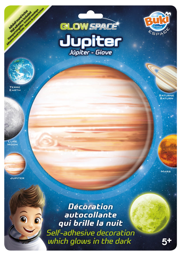 BUKI Glow In The Dark Jupiter Space Sticker