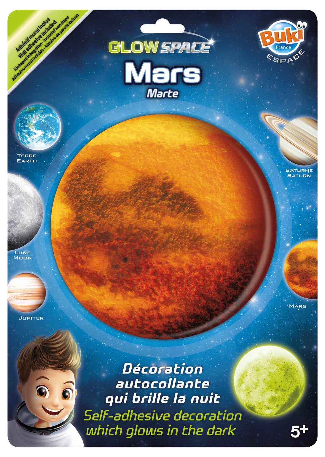 BUKI Glow In The Dark Mars Ceiling Sticker