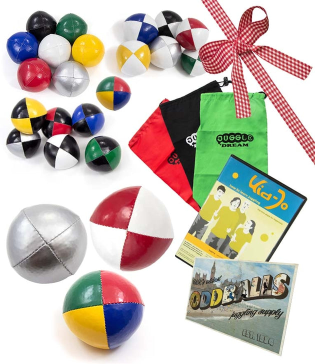3 Juggle Dream 120 gram Thuds - Bag - DVD - Postcard